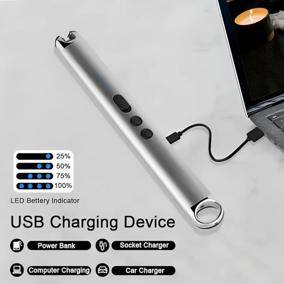 Candle Lighters Rechargeable USB, Lighter with LED