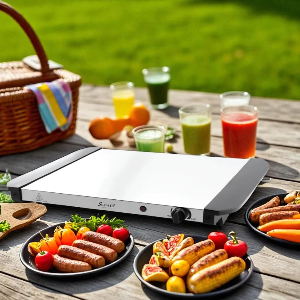 Sumo Electric Buffet Food Warmer Tray With 4 Compartments -300W