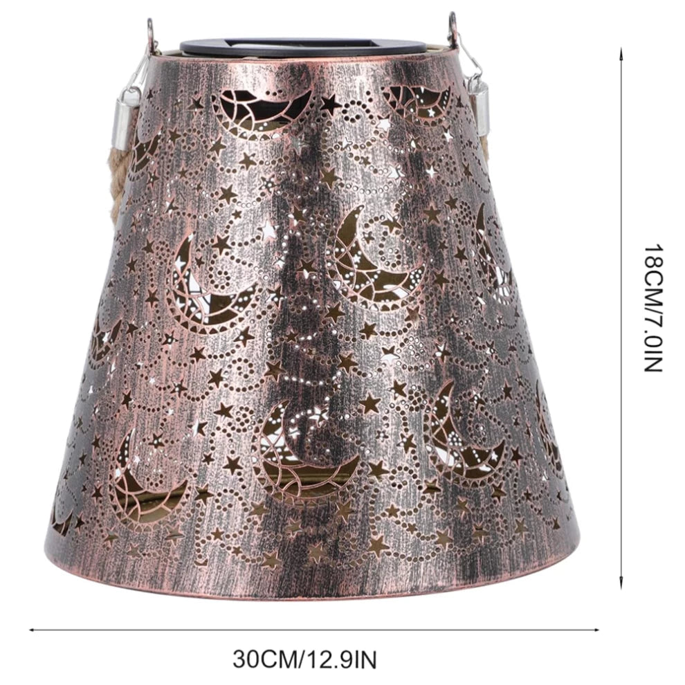 Solar Lantern Outdoor Star Moon Decorative Hanging Lanterns Light