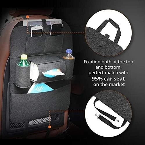 Car Seat Back Organizer – Multi-Pocket Storage Bag for Cars