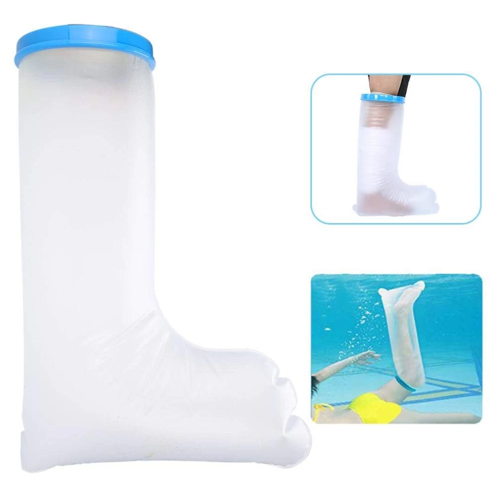 Waterproof Leg Cast Cover For Shower Adult,reusable Shower Boot Cover Watertight Foot Protector