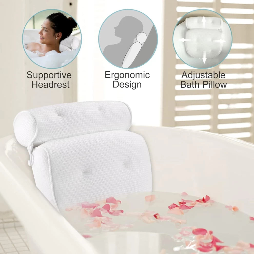 Back and Shoulder Bath Pillow Bathtub Pillow