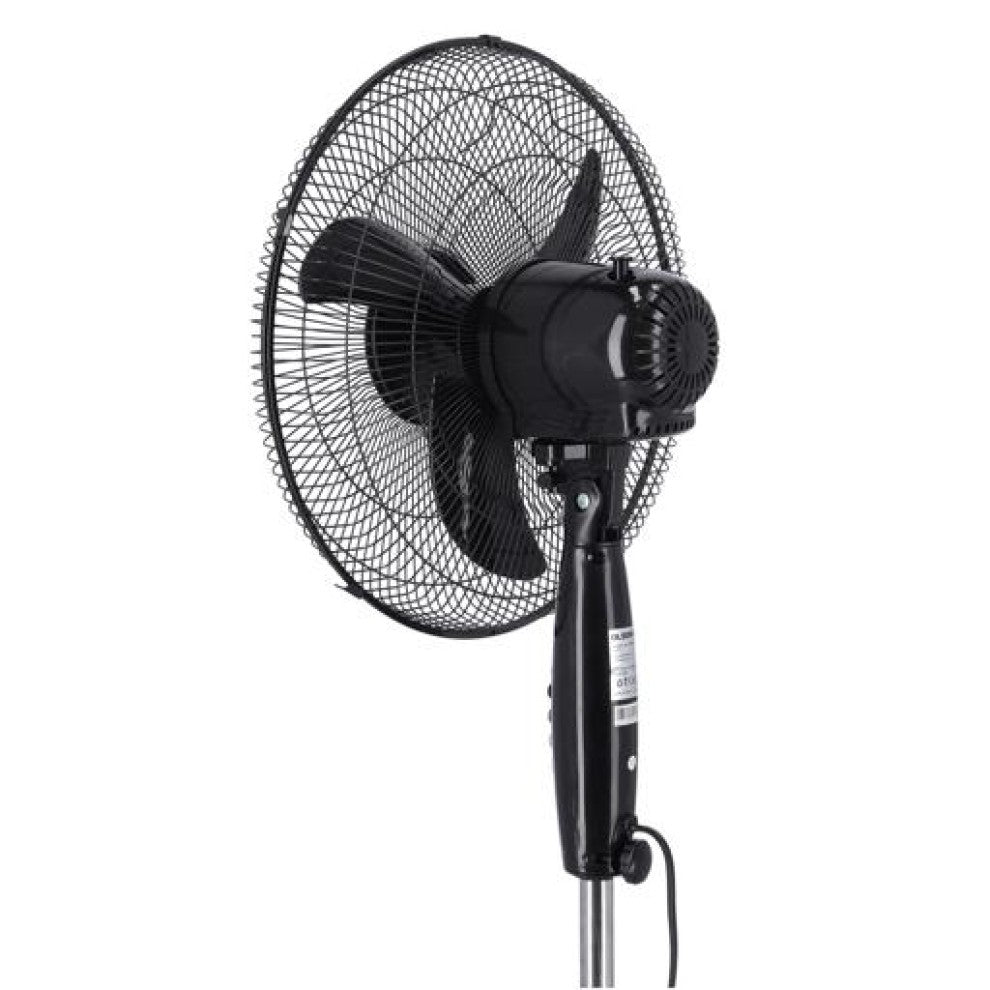 Stand Fan, 16 Inch - Strong Fan Guard - 5 Leaf Blades - Powerful