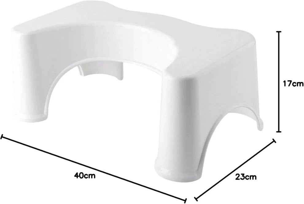 Bathroom Toilet Stool – Anti-Slip Footstep for Constipation & Piles Relief,