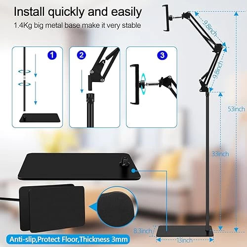 XO Floor Stand for Mobile and Tablet XO-C137 – Black