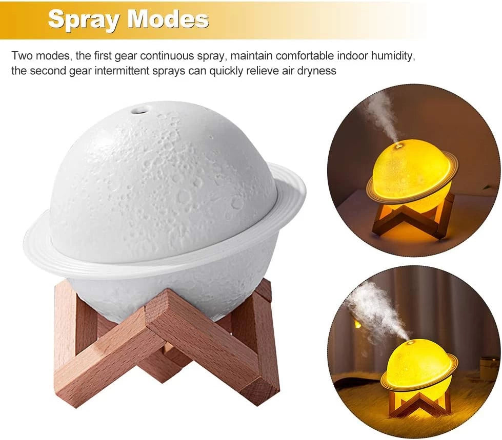 3D Moon Lamp USB Air Humidifier