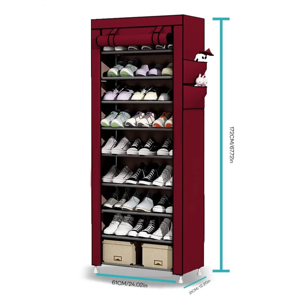 10Tiers Shoe Rack Storage Box