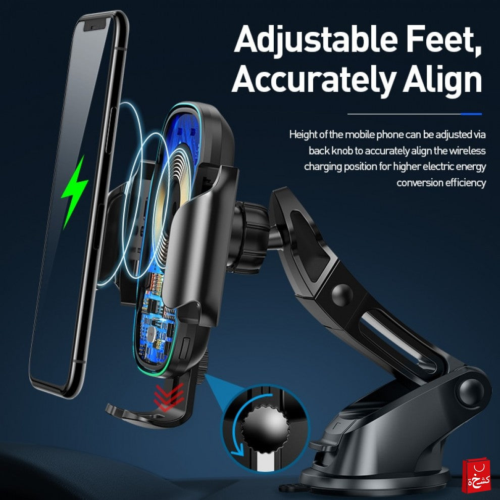 Baseus Light Electric Holder Wireless Charger