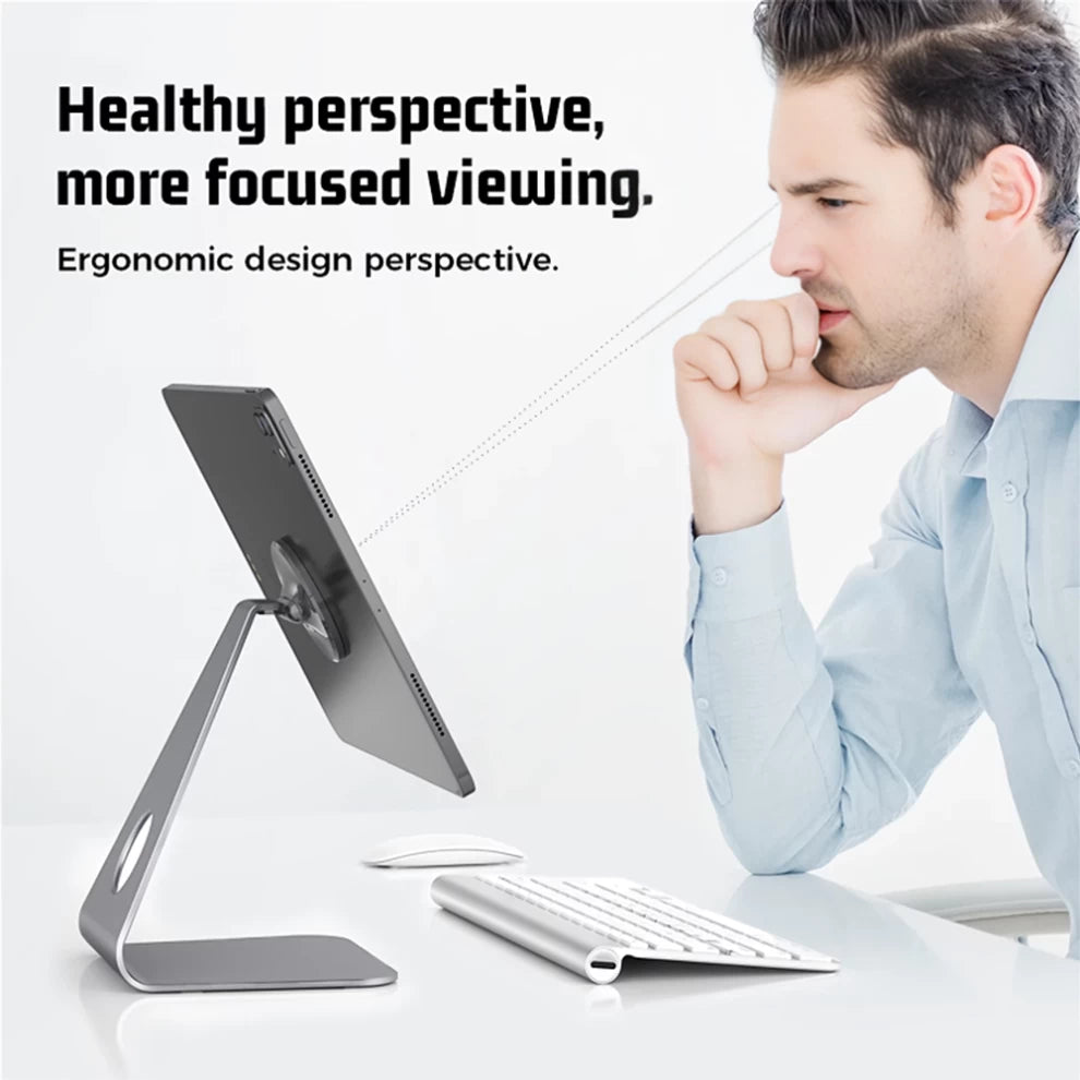 Tablet  Ipad Stand L-Shaped Aluminum Alloy 360