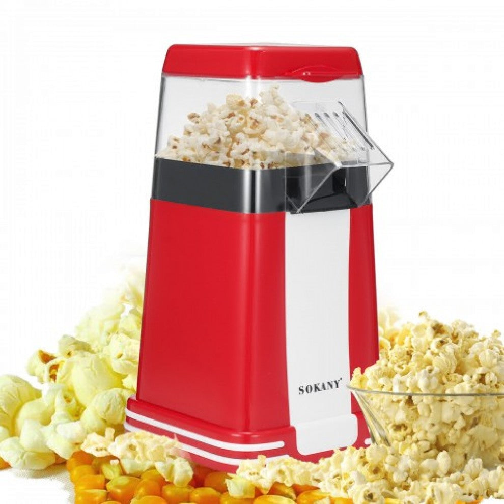 Sokany Popcorn Maker, 1200W, Hot Air Technology