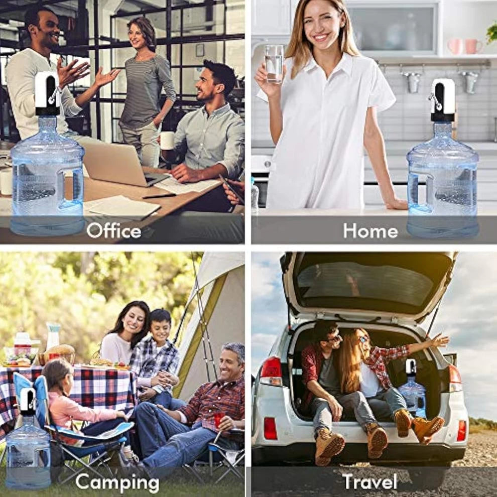 Water Bottle Pump – USB Charging Automatic Dispenser for Gallon Bottles!
