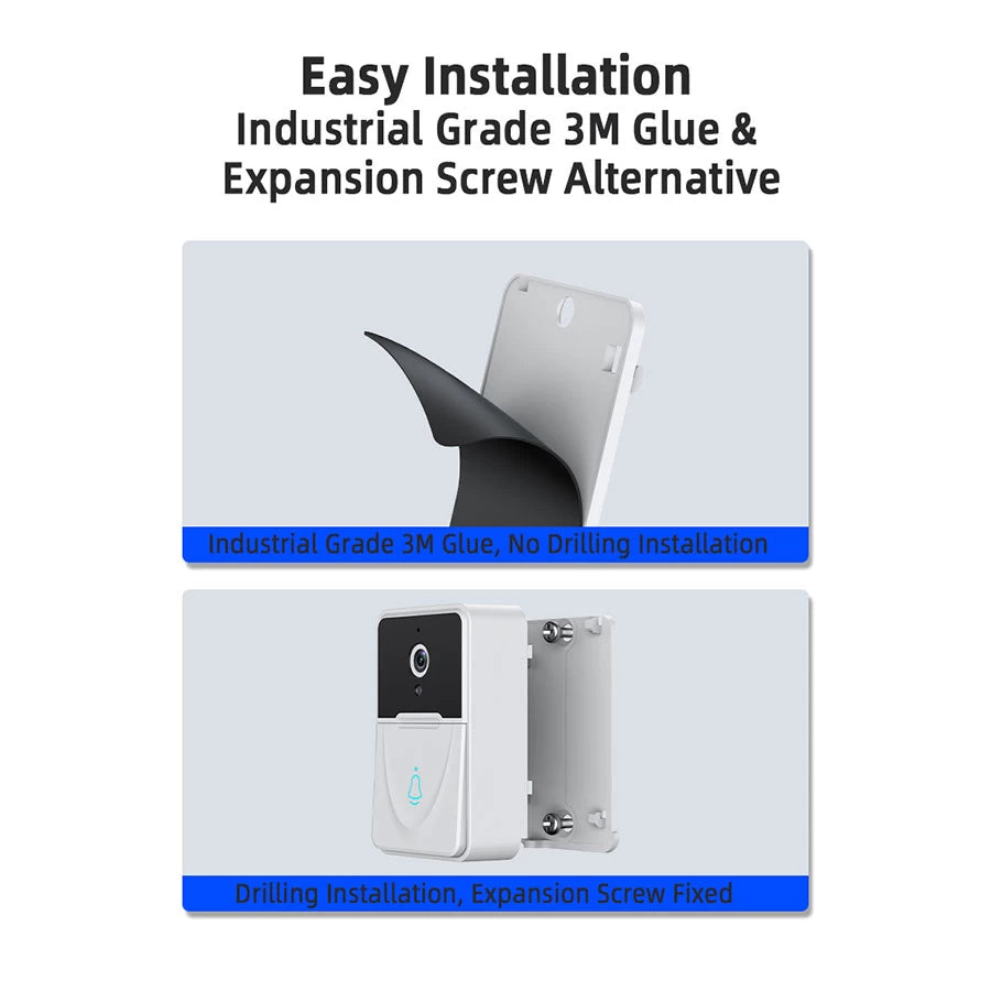 Smart Home Wireless Doorbell WiFi Waterproof-X9