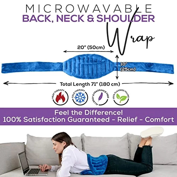 Calming Comfort Heating Pad for Back Pain Relief-Microwave Pad