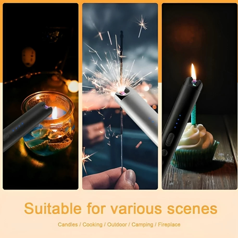 Candle Lighters Rechargeable USB, Lighter with LED