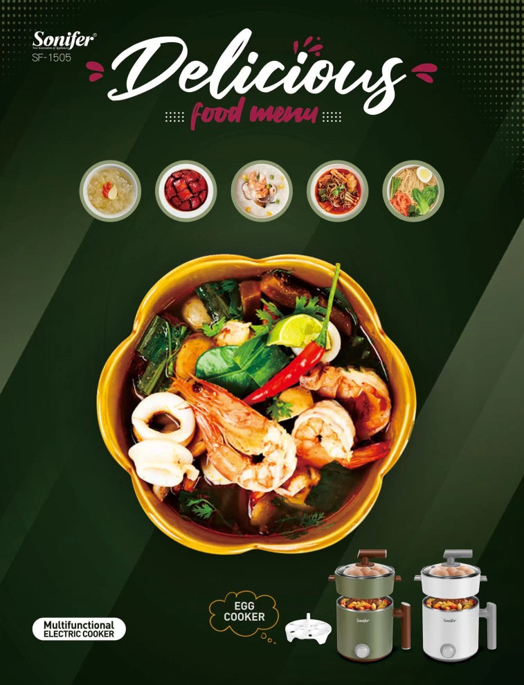 Sonifer Multifunctional Electric Cooker SF-1505
