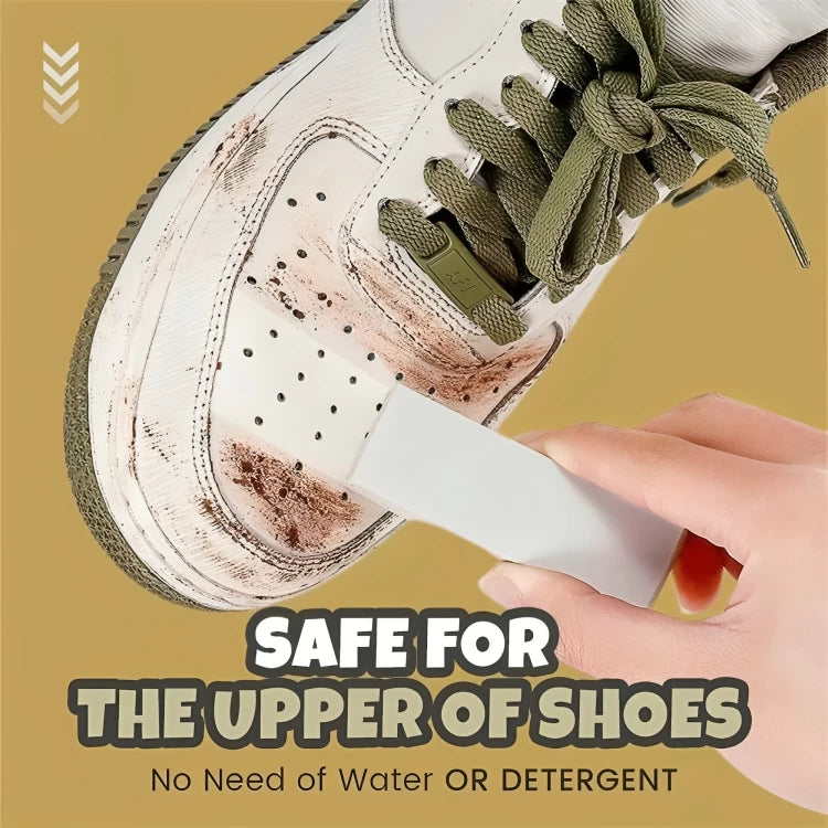 Suede Stains Fast with Shoe Cleaning Sponge