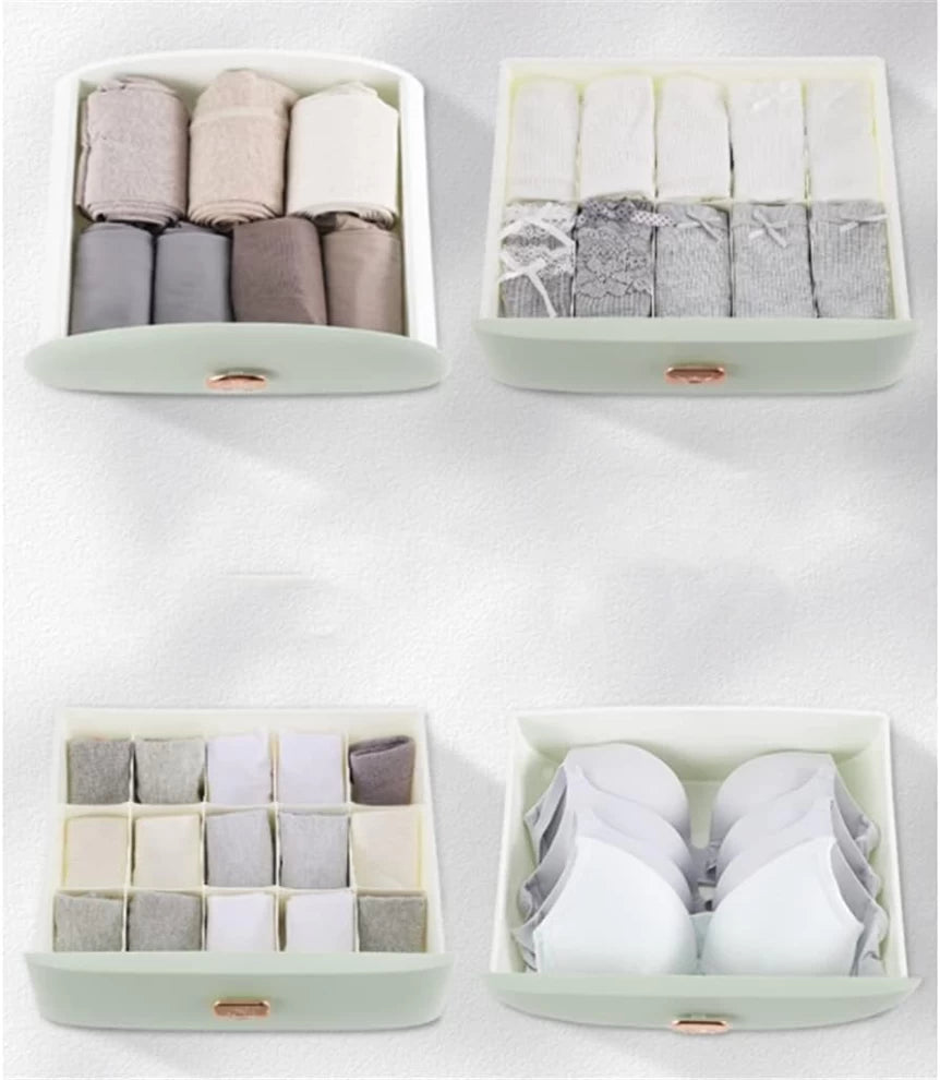 Storage Drawer 4-Layer Closet Organizer – Separate Compartments for Underwear, Bras & More!