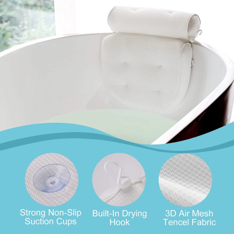 Back and Shoulder Bath Pillow Bathtub Pillow