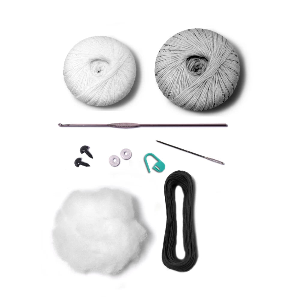 Circulo Amigurumi Crochet Kit - Safari Animals Baby Collection (Koala)