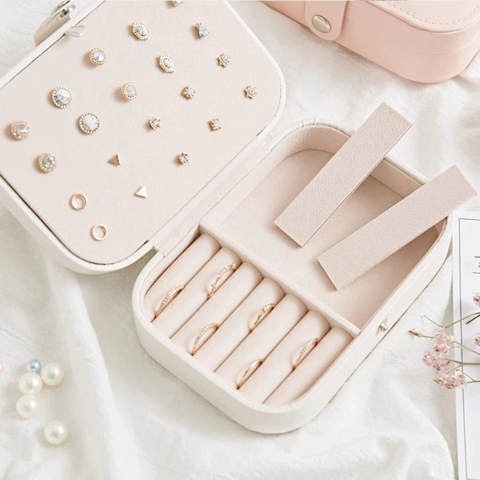 Travel Portable Jewelry Box Organizer