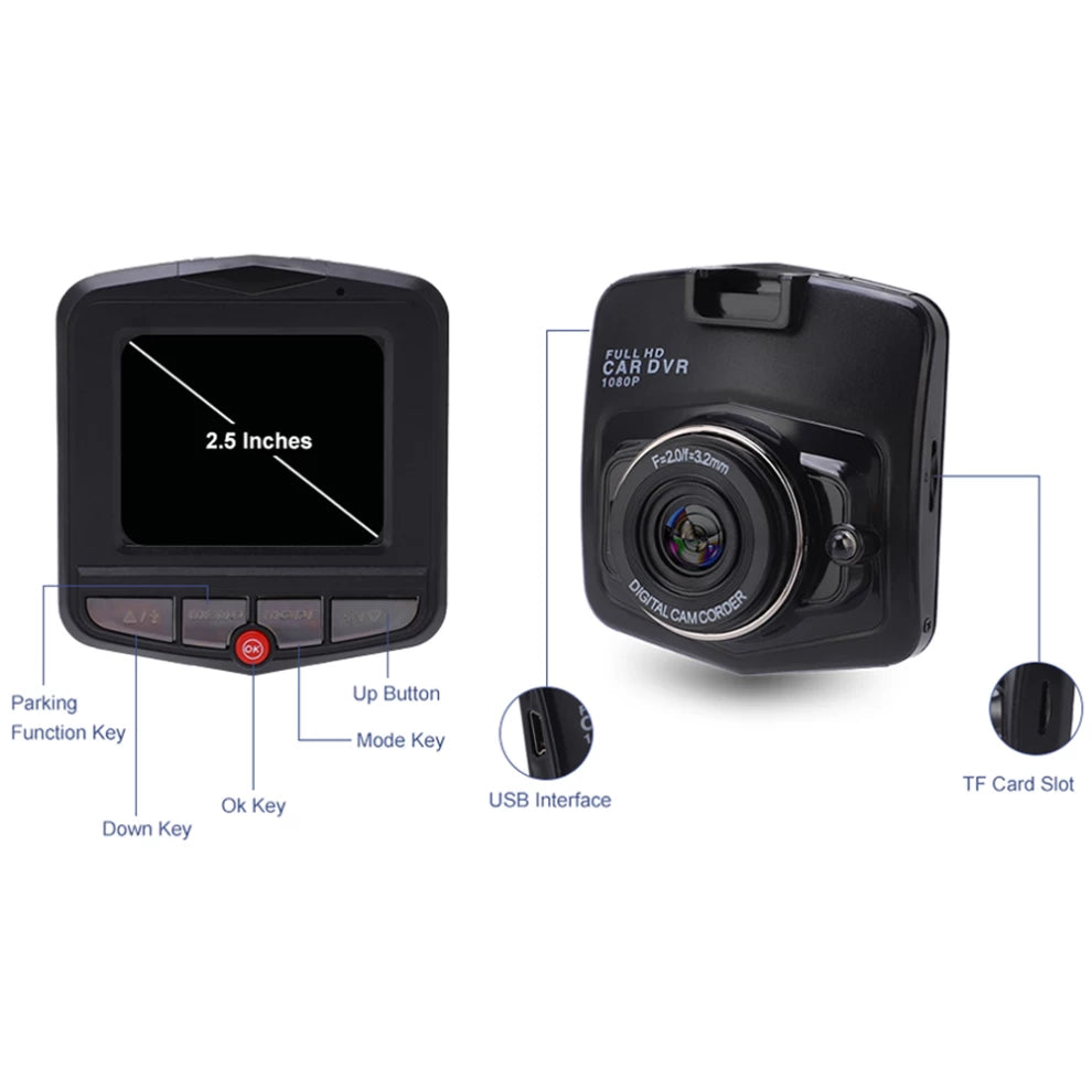 Car DVR HD Vehicle Black Box