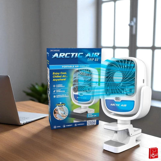 Arctic Air Grip Go – Cordless Portable Clamp-On Air Cooler