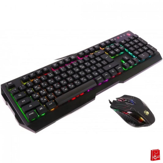 Bloody Neon Light Gaming Keyboard + Mouse