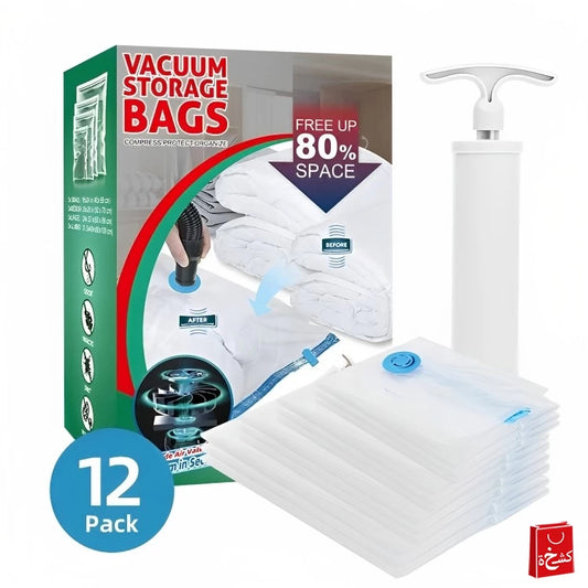 12 pack Vacuum Seal Bags with Pump
