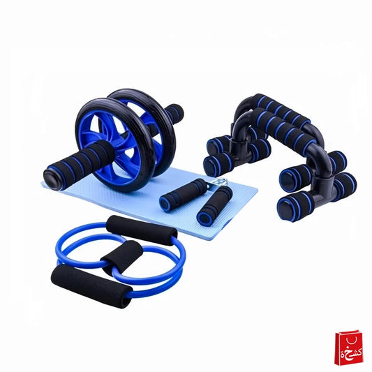 5-IN-1 Ab Roller Push UP Home Gym Workout Set