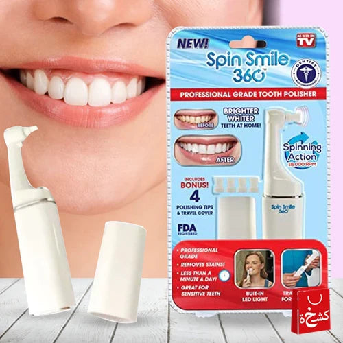 Spin Smile 360 – Professional Grade Tooth Polisher for a Brighter Smile!