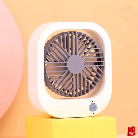180° Adjustable Portable Desk Fan (EHF-10) – Cool Comfort Anywhere!