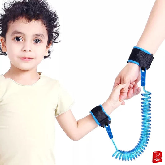Anti-lost child safety bracelet with 360 degree rotation