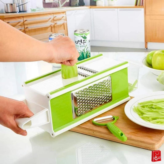 Vegetable Chopper with Storage Box 4 In 1 Kitchen Tool