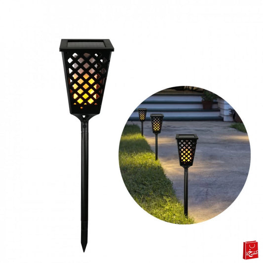 Solar Powered Dancing Tiki Torch Light