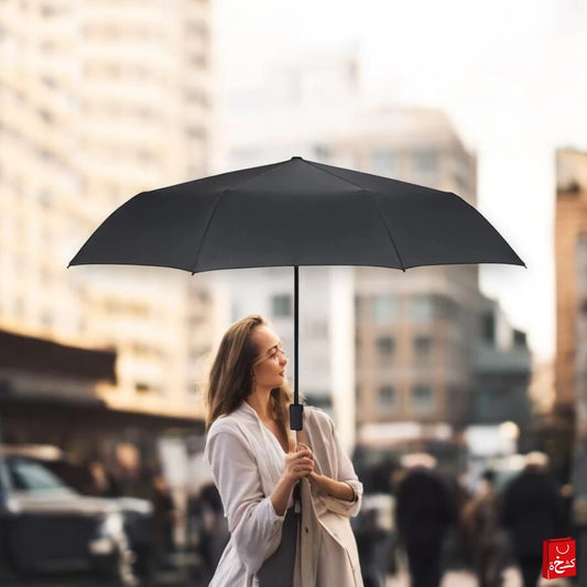 Black Folding UV Protection Umbrella