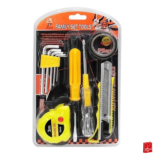 Tools 6 in 1 Family Set – Versatile Multi-Tool Kit for Home & DIY Projects