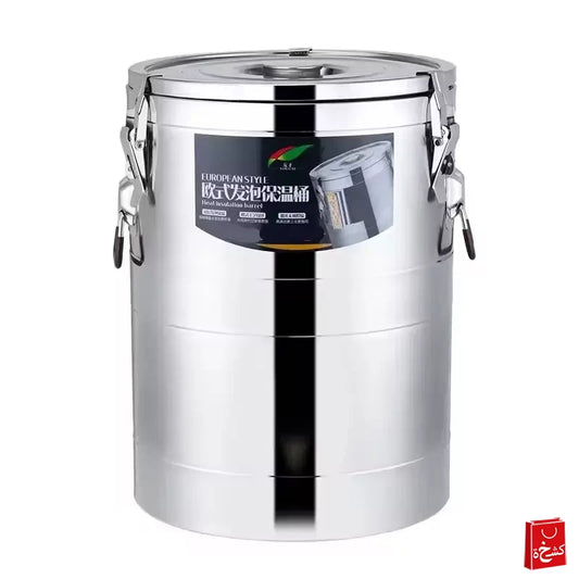 Stainless Steel Insulated Barrel – High-Capacity Thermal Food Container 30L