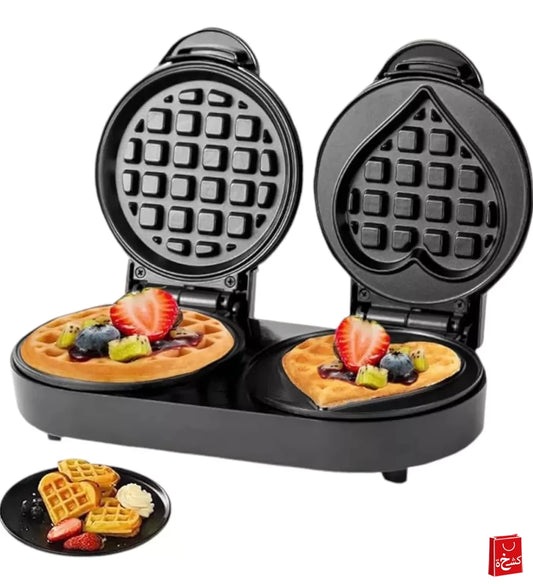 2in1 Non-Stick Electric Waffle Maker