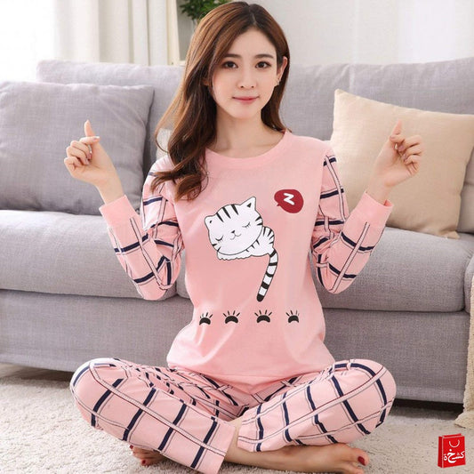 Women Pajama Set (2 pcs)  Pink color