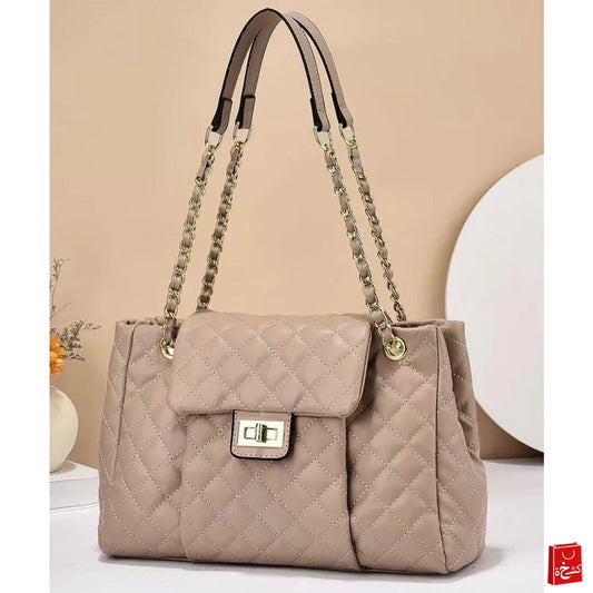 Stylish Women Shoulder Bag beige