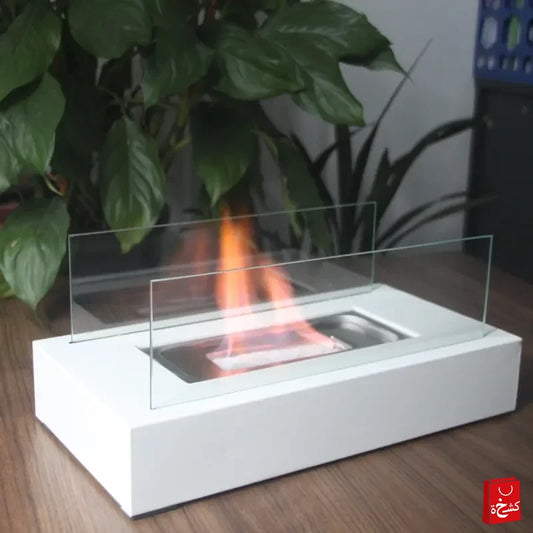 Tabletop Rectangular Fireplace – Modern Indoor & Outdoor Flame Ambience