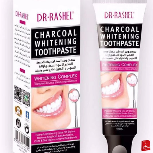 Charcoal whitening toothpaste