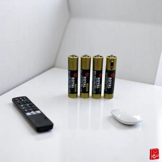 AAA Battery Royal Um4 1.5v-4psc