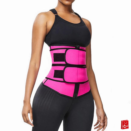Women Waist Trainer Body Shaper Slimmer-Pink