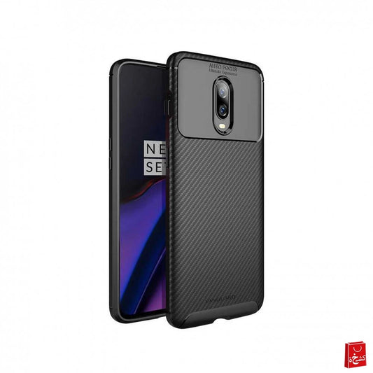 Viva Madrid Vanguard Back Case for OnePlus 6T - Carbon Black