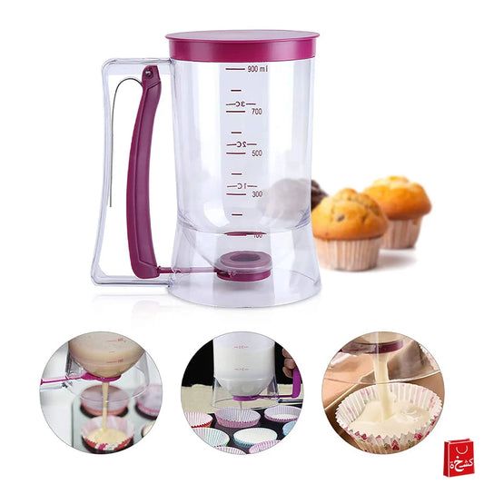 Batter Dispenser For Cupcake pancake With Baking Measuring Tool