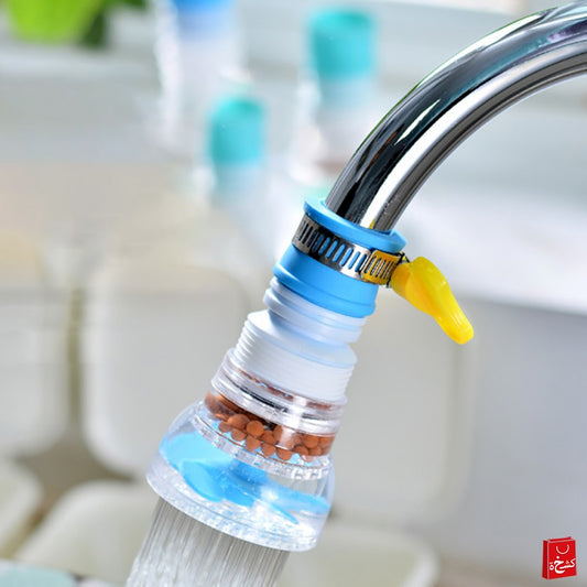 360 Degree Adjustable Extension Filter Water Tap