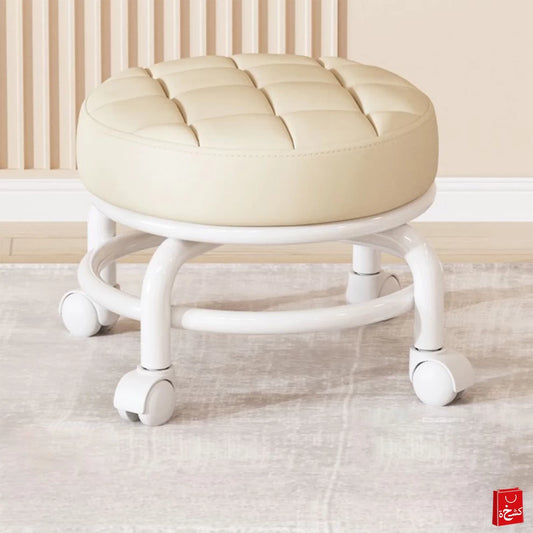 Wheeled Low Stool