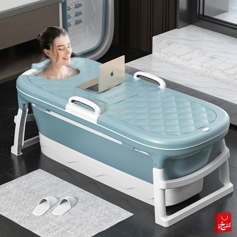 3-in-1 Foldable Bathtub for Toddlers Adult (152 x 60 x 50 cm)