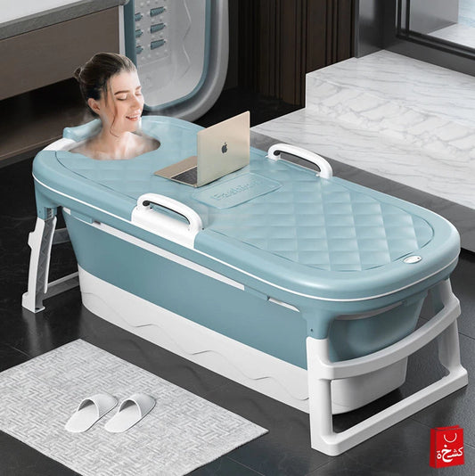3-in-1 Foldable Bathtub for Toddlers Adult (152 x 60 x 50 cm)
